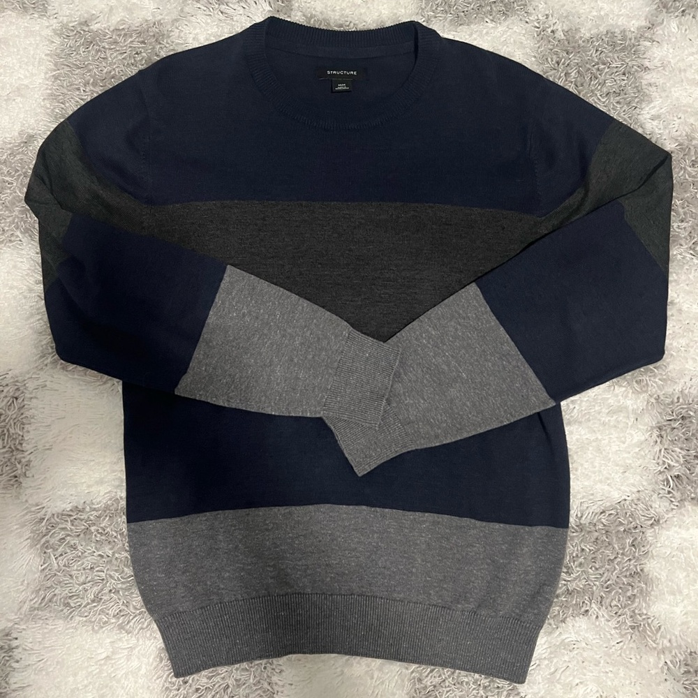 Vintage Structure Crewneck Sweater Size Medium